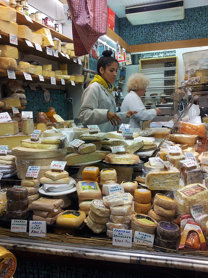 juusto, Shop, myytävänä, Belgia, Ruoka, markkinoiden, Store