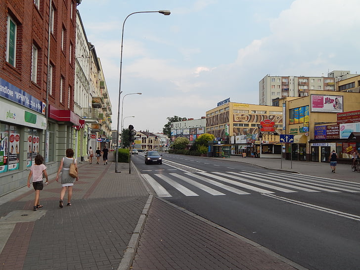 Street, arkitektur, Polen, i saw