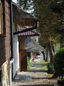 Lanckorona, Polen, arkitektur, byn, sevärdheter, överbyggnad