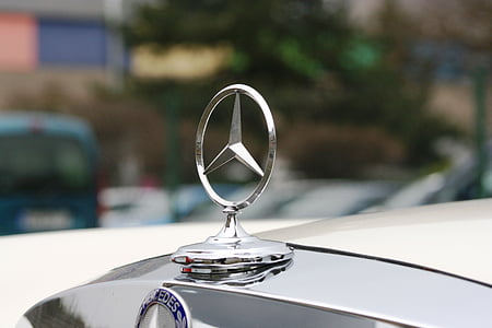 Mercedes, Star, Chrome, auto, Mercedes star, Oldtimer, Mercedes benz