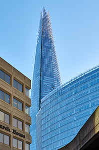 le tesson, Londres, gratte-ciel, lieux d’intérêt, l’Angleterre, fenêtre en verre, Royaume-Uni