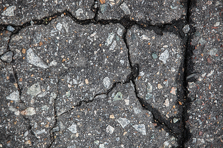 pavement, cement, road, ground, rough, pattern, street