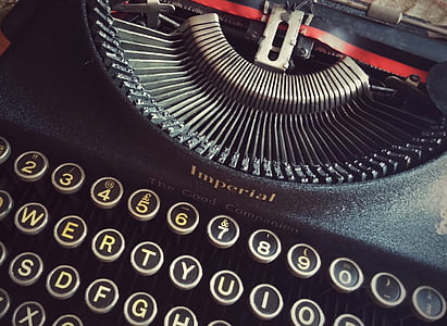 tipus, màquina d'escriure, tipus de lletra, escriptura, autor, llibre, llegir