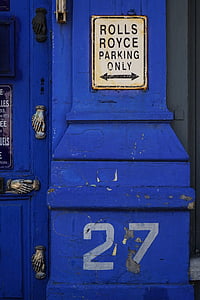 biru, biru kobalt, pintu, lama, antik, perisai, Putus