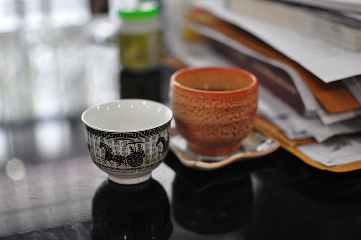 vidre, tassa de cafè, tassa de te, Japó, Copa, taula