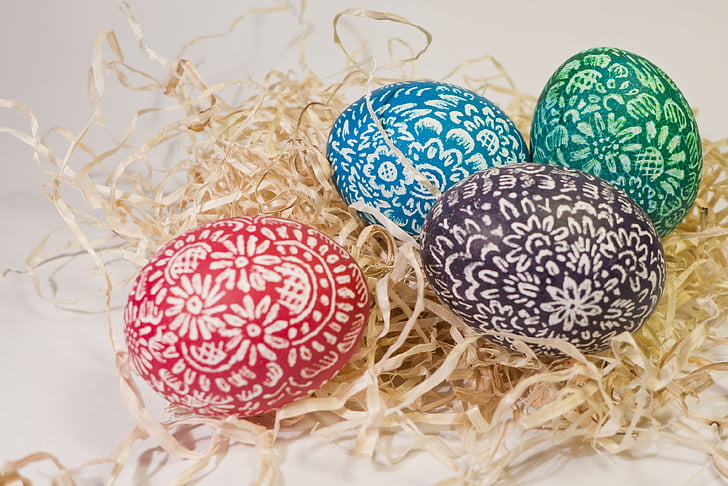 eieren, ei, Paaseieren, Paasei, Pasen, decoratie, Kerstdecoratie