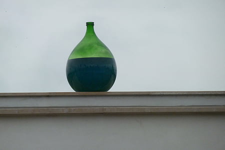 amphora glass, bottle, carboy