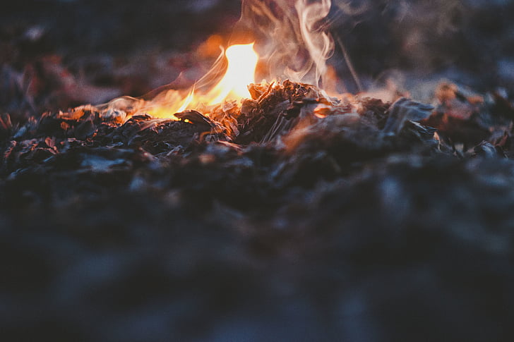 brand, buiten, kamp, rook, Ash, vonk, Fire - natuurverschijnsel