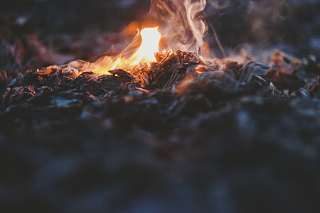 fire, outdoor, camp, smoke, ash, spark, fire - Natural Phenomenon