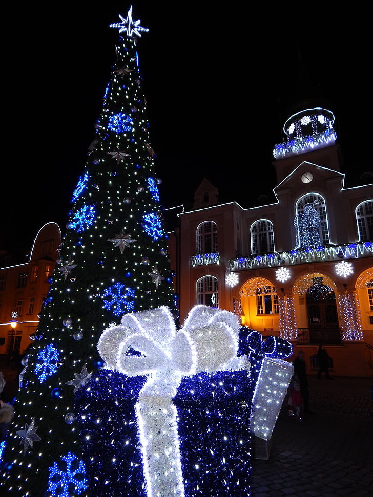 christmas, decoration, night, winter, illuminated, celebration, holiday