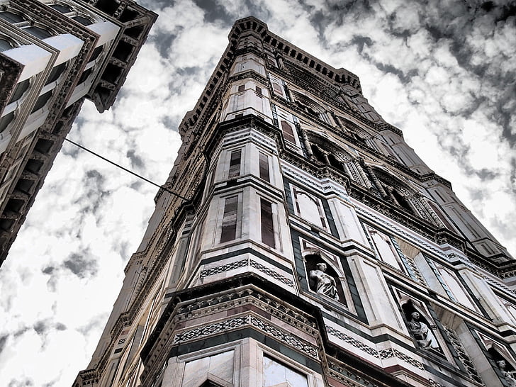 hjem, hus facade, facade, bowever, hochaus, Firenze, Sky