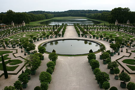 Versailles, slottet i versailles, trädgårdarna i versailles, Frankrike