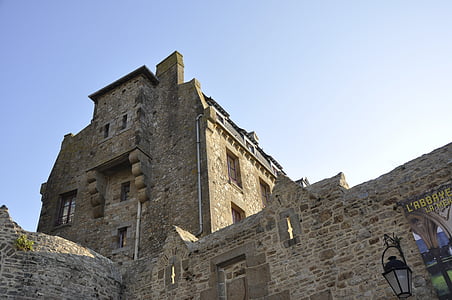 Bretania, Pomnik, Pierre, Mont saint michel, dachy, Historia, Bruk