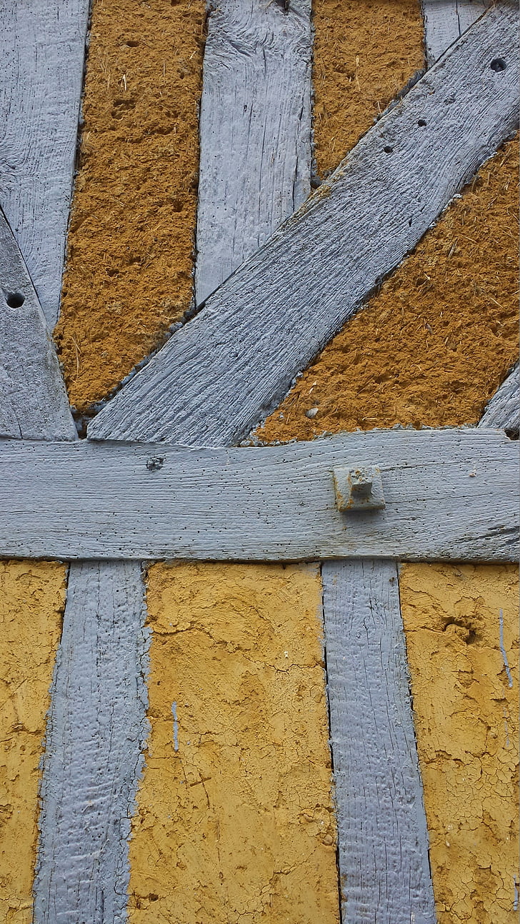 wall, stud, texture, old house, normandy, daub, backgrounds