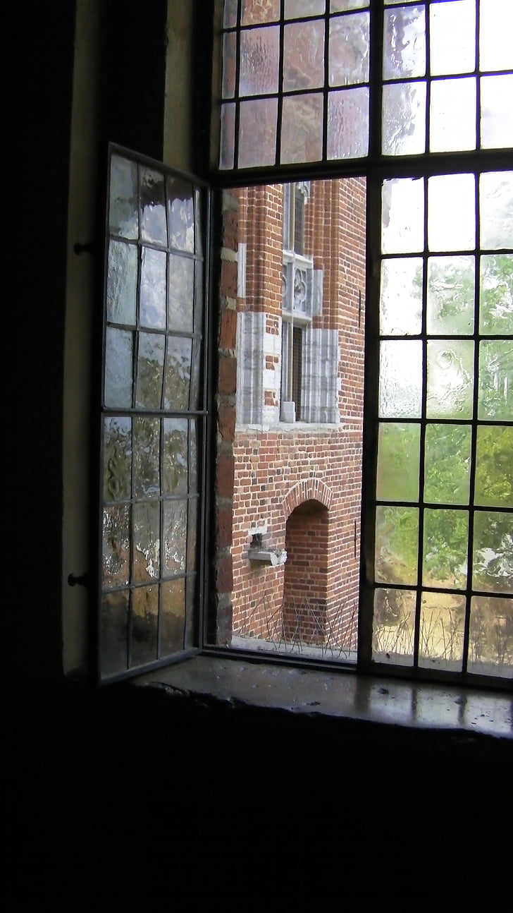 finestra, Castell, la finestra, vidre