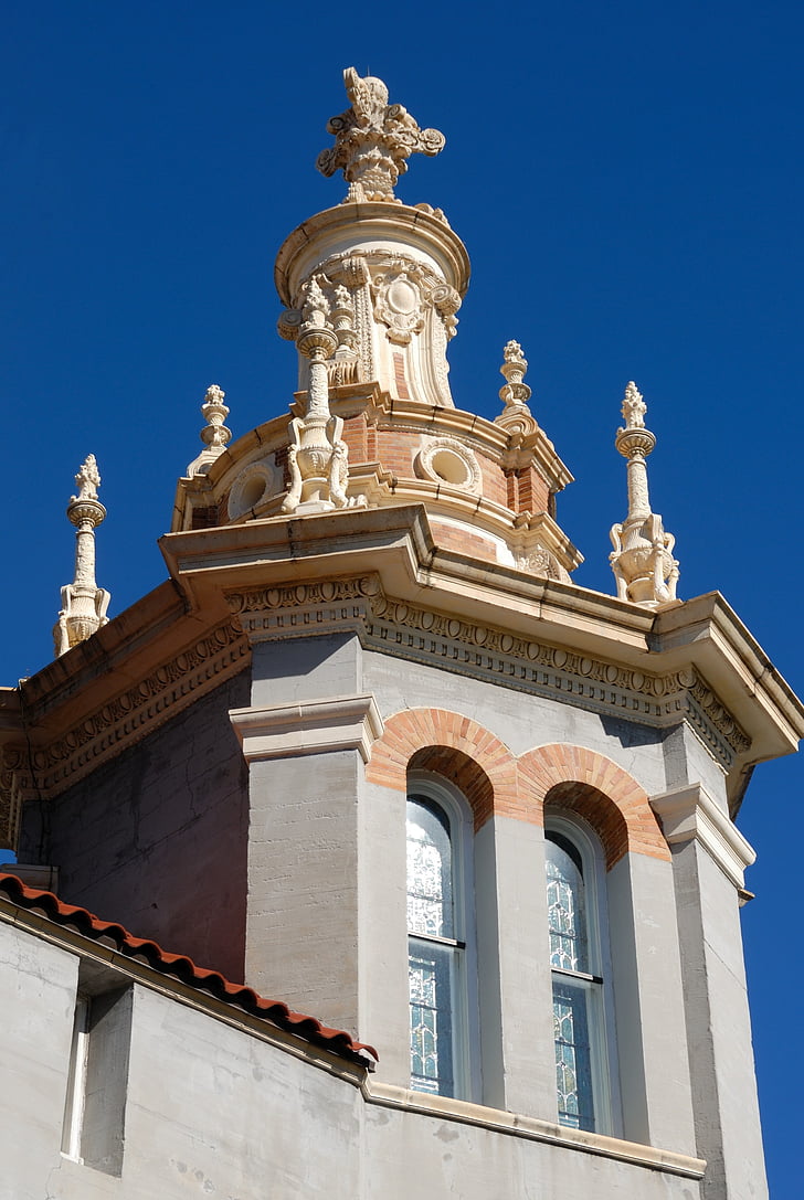 l'església, Catedral, St augustine, Florida, Steeple, històric, punt de referència