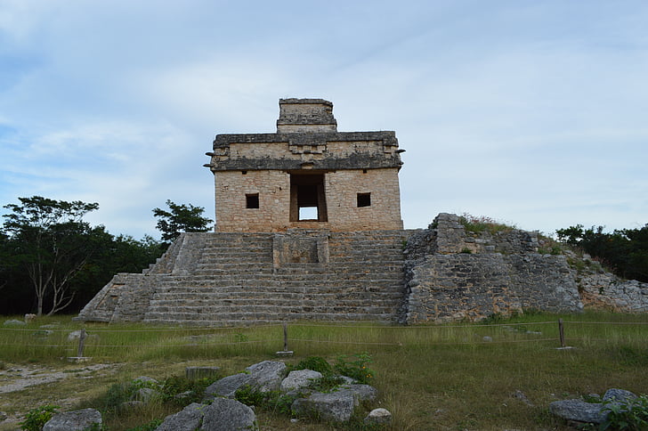 piramide, Mexico, Maya, het platform, Azteekse, zon, Toerisme