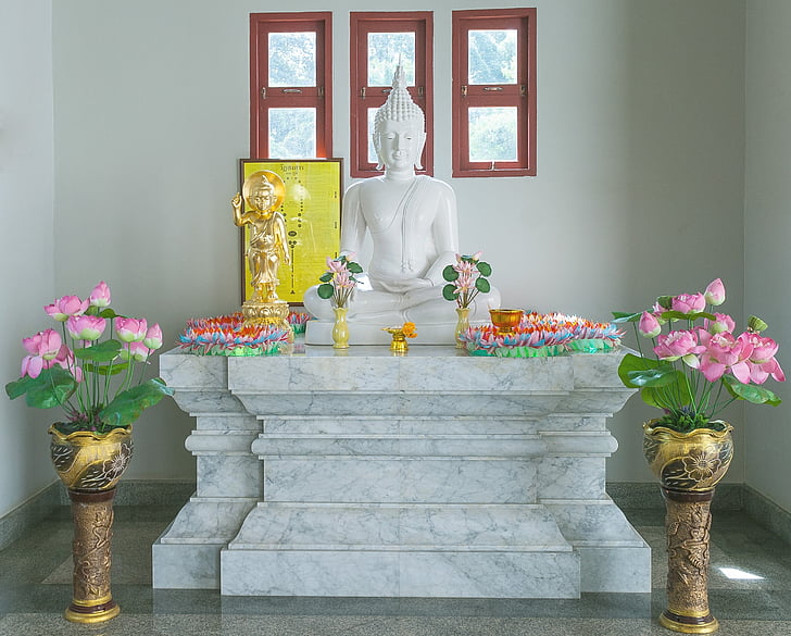 Buddha, Buddhismus, Altar, Schrein, Thailand, Asien, Tempel
