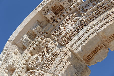 antiken, Efesos, Turkiet, arkeologi, Arch, arkitektur, historia