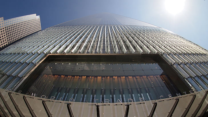 New Yorkissa, World trade Centerin, 1wtc, Memorial, Yhdysvallat, muistomerkki, 9-11