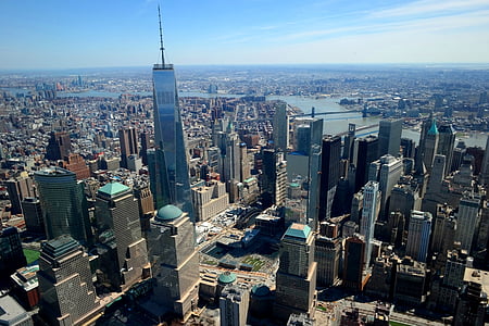 WTC, Centre, aèria, comerç, Centre, món, nou