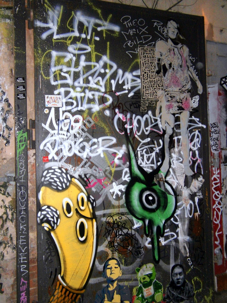 graffiti, mural, pintures murals, fantasia, Art, modern art, Appell