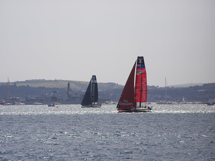 Americas Cup racing portsmouth, Americas Cup racing, Yacht-Rennen