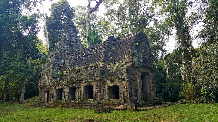Angkor, paesaggio, Zen, pietre, arte, Khmer, religione