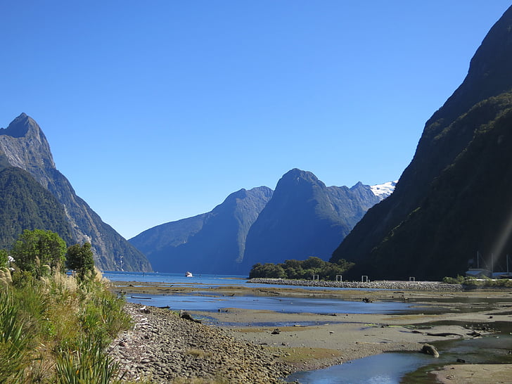 Milford sound, New Zealand, landskab