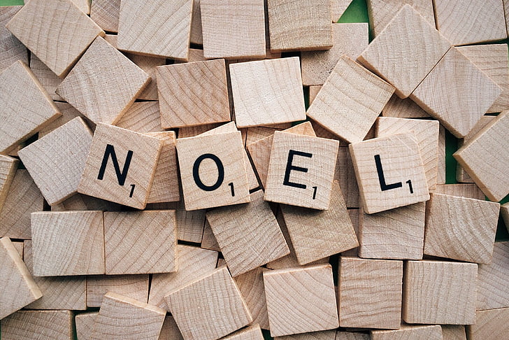 Noel, Wort, Briefe, Urlaub, Weihnachten, Holz - material, große Gruppe von Objekten