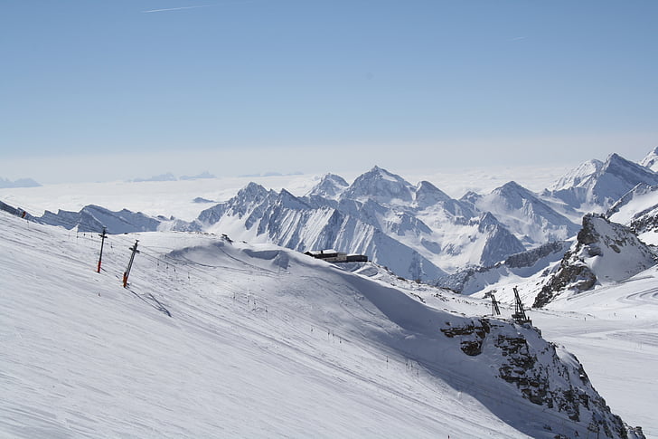Ціллертальські, Ціллертальські зимові, катання на лижах, Альпійська, Панорама