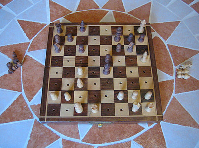 Šahs, šaha spēle, spēles laukumu, stratēģija