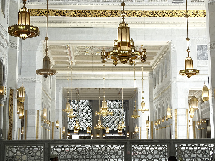 Makka, mečetė, dekoro, Masjid, Masdžid al Charamo, Meka, Saudo Arabija
