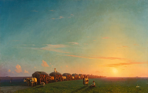 Ivan alvazovsky, krajina, malba, umění, umělecké, umění, olej na plátně
