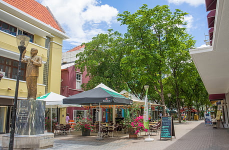Curacao, arhitektura, Karibi, Antili, otok, nizozemščina, Willemstad