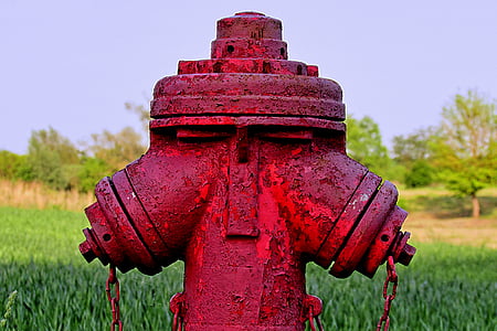hidrantu, ūdens savienojums, ugunsgrēka dzēšanas sistēmas, HDR attēlu