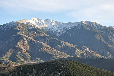 canigou, Pyrénées, kalni, ainava