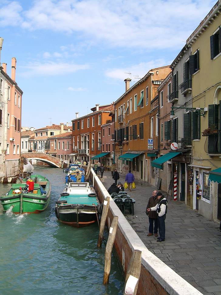 Βενετία, κανάλι, νερό, Ιταλία