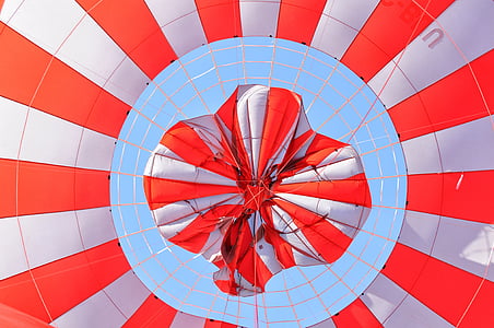 paseos en globo, globo aerostático, bola, sobres, de la lona, globo de aire caliente, multi coloreada