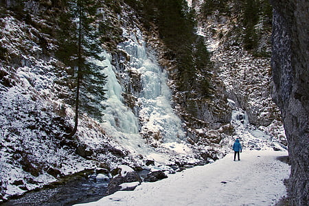 serrai di sottoguda, Dolomites, jää falls, Marmolada, Malga ciapela, sottoguda, Belluno