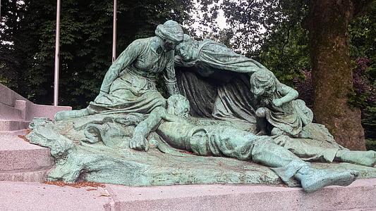 Antwerp, pilsētas parks, karš, Beļģija, piemiņas diena, pieminekļu, pirmā pasaules kara
