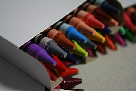 crayons, colour, school, colorful, education, color, design