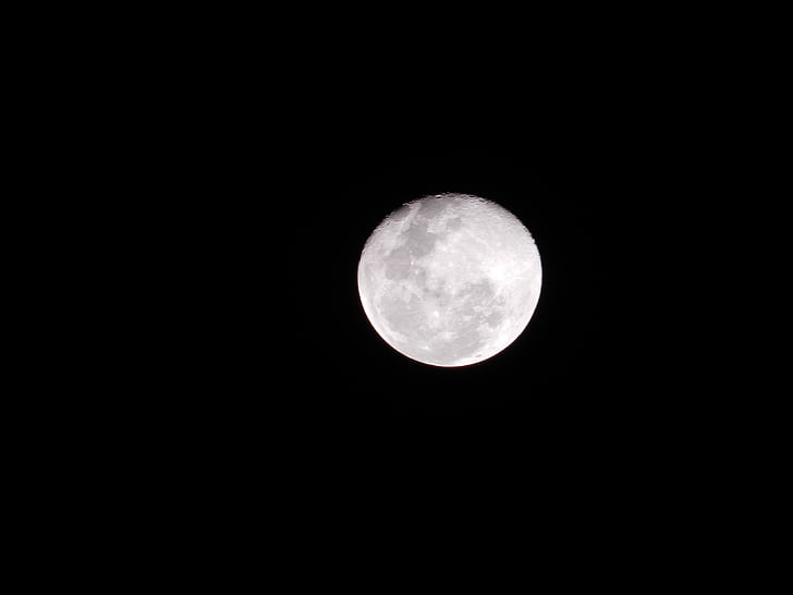 full moon, night, sky