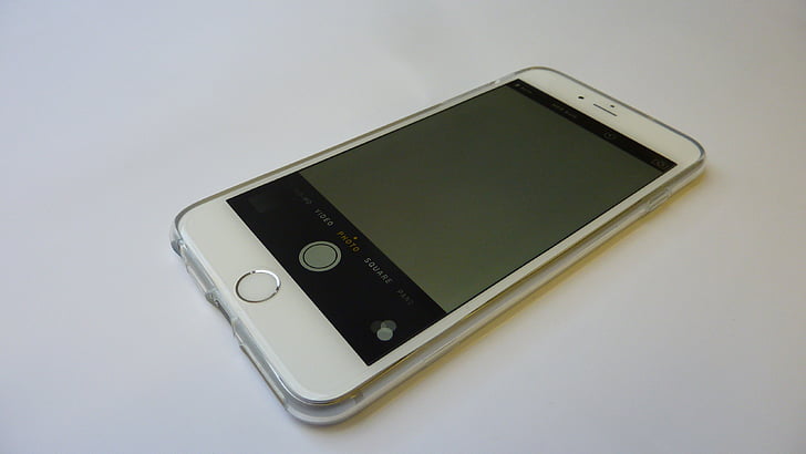iPhone, 6, Plus, Touchscreen, zařízení, mobilní, Smartphone