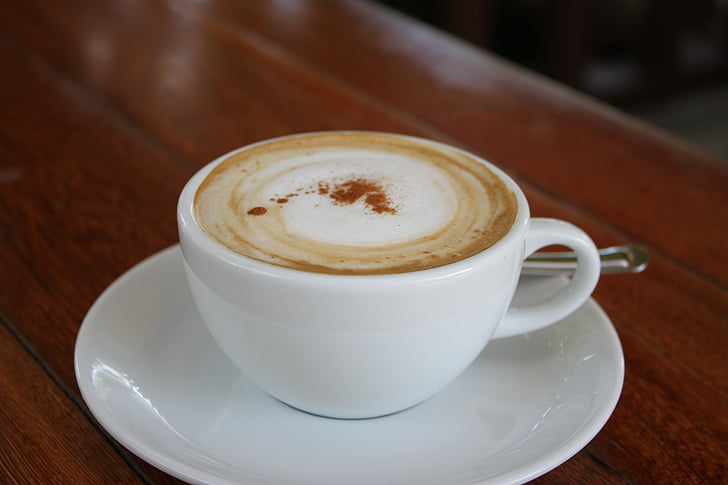 kaffe, cappuccino, grädde, Café, koffein, Cup, dricka kaffe