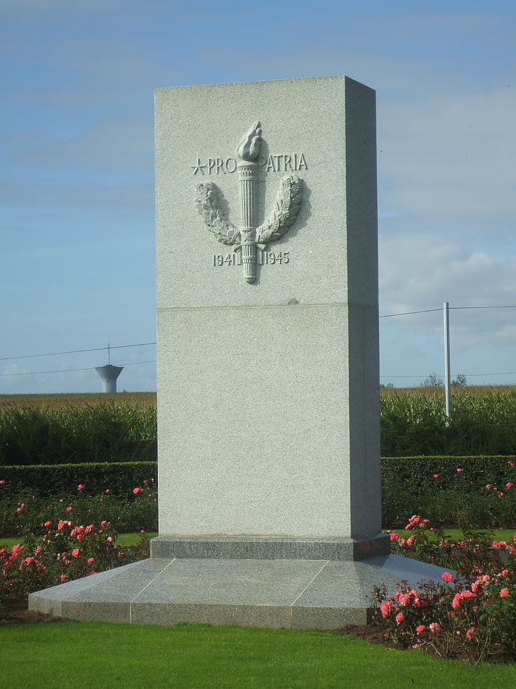 Паметник, Нормандия, гробище, наследство, Франция, американска война