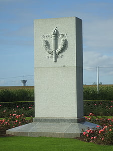 Monumento, Normandia, Cimitero, patrimonio, Francia, guerra americana