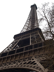 Eiffeltårnet, Frankrike, Paris, tårnet, Eiffeltårnet, arkitektur, landemerke