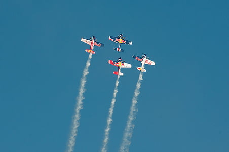 flugshow, repülőgép, Air race, esemény, műrepülő, Sky, menet közben