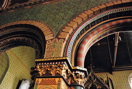 Nationale Basiliek van het heilig bloed, Brugge, België, religie, kerk, decoratie, boog